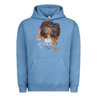 Pigment Pebble Blue black and boujee [tb] Urban Hoodie - linhVisuals