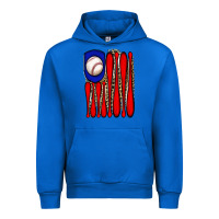 Cobalt leopard baseball flag Urban Hoodie - JahusDesignShop