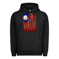 Pigment Black leopard baseball flag Urban Hoodie - JahusDesignShop