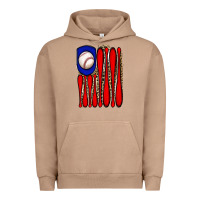Pigment Burro leopard baseball flag Urban Hoodie - JahusDesignShop