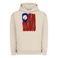Pigment French Oak leopard baseball flag Urban Hoodie - JahusDesignShop