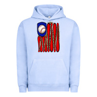 Pigment Grape Ice leopard baseball flag Urban Hoodie - JahusDesignShop