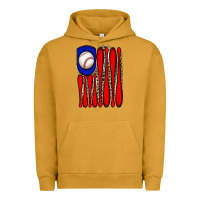 Pigment Peanut Butter leopard baseball flag Urban Hoodie - JahusDesignShop
