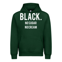 Forest Green black no sugar no cream 02 [tb] Urban Hoodie - linhVisuals
