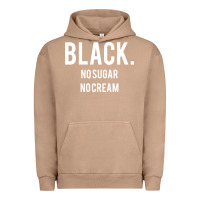 Pigment Burro black no sugar no cream 02 [tb] Urban Hoodie - linhVisuals
