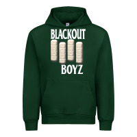 Forest Green blackout boyz black Urban Hoodie - linhVisuals