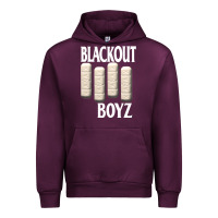 Mauve Wine blackout boyz black Urban Hoodie - linhVisuals