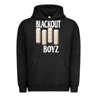 Pigment Black blackout boyz black Urban Hoodie - linhVisuals