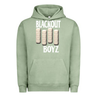 Pigment Oil Green blackout boyz black Urban Hoodie - linhVisuals