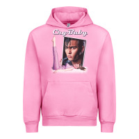 Fuchsia Pink cry baby title Urban Hoodie - linhVisuals