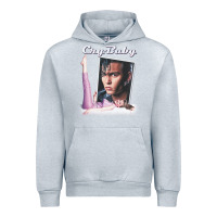 Heather Grey cry baby title Urban Hoodie - linhVisuals
