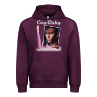 Mauve Wine cry baby title Urban Hoodie - linhVisuals