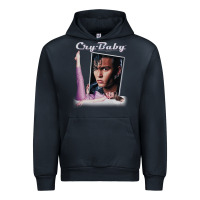 Navy cry baby title Urban Hoodie - linhVisuals