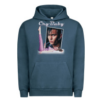 Pigment Midnight Navy cry baby title Urban Hoodie - linhVisuals