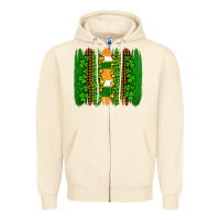 Sandshell st patricks  brushstrokes Zipper Hoodie - AdoDesignShop