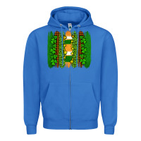 True Royal st patricks  brushstrokes Zipper Hoodie - AdoDesignShop