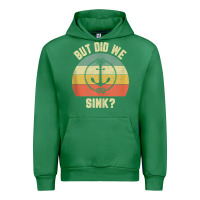 Emerald mens funny boating shirt but did we sink rope anchor boat captain tank Urban Hoodie - linhVisuals