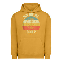 Pigment Peanut Butter mens funny boating shirt but did we sink rope anchor boat captain tank Urban Hoodie - linhVisuals