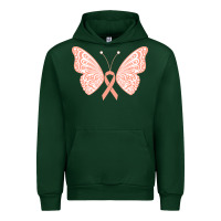 Forest Green gynecologic cancer support t  shirt gynecological cancer awareness pea Urban Hoodie - linhVisuals