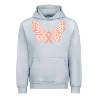 Heather Grey gynecologic cancer support t  shirt gynecological cancer awareness pea Urban Hoodie - linhVisuals