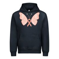 Navy gynecologic cancer support t  shirt gynecological cancer awareness pea Urban Hoodie - linhVisuals