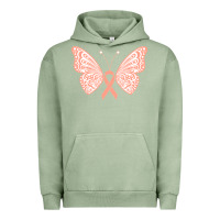 Pigment Oil Green gynecologic cancer support t  shirt gynecological cancer awareness pea Urban Hoodie - linhVisuals