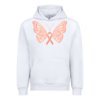White gynecologic cancer support t  shirt gynecological cancer awareness pea Urban Hoodie - linhVisuals