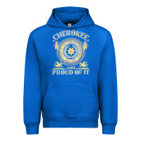 Cobalt cherokee native american and proud of t shirt Urban Hoodie - linhVisuals