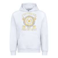 White cherokee native american and proud of t shirt Urban Hoodie - linhVisuals