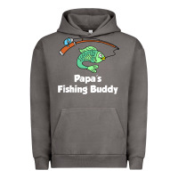Pigment Tornado kids papa's fishing buddy grandson or granddaughter fish t shirt Urban Hoodie - linhVisuals