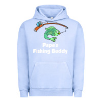 Pigment Grape Ice kids papa's fishing buddy grandson or granddaughter fish t shirt Urban Hoodie - linhVisuals