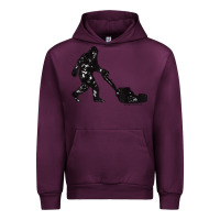 Mauve Wine mens mowing bigfoot   golf course superintendent maintenance turf t sh Urban Hoodie - linhVisuals