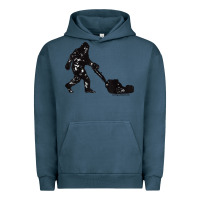 Pigment Midnight Navy mens mowing bigfoot   golf course superintendent maintenance turf t sh Urban Hoodie - linhVisuals