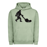 Pigment Oil Green mens mowing bigfoot   golf course superintendent maintenance turf t sh Urban Hoodie - linhVisuals