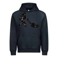 Navy mens mowing bigfoot   golf course superintendent maintenance turf t sh Urban Hoodie - linhVisuals