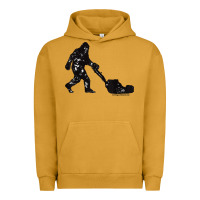Pigment Peanut Butter mens mowing bigfoot   golf course superintendent maintenance turf t sh Urban Hoodie - linhVisuals