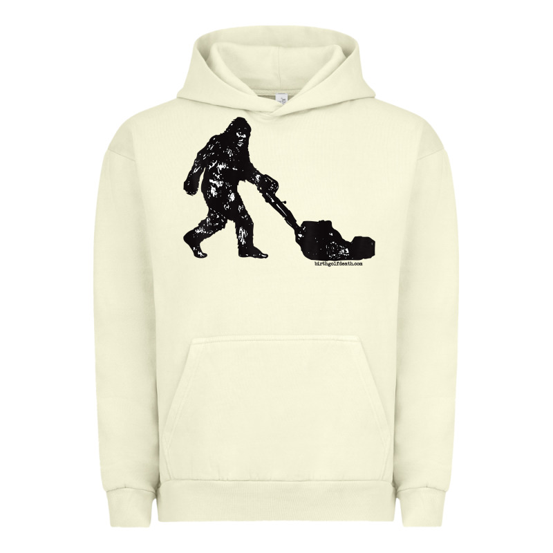 Mens Mowing Bigfoot   Golf Course Superintendent Maintenance Turf T Sh Urban Hoodie by linhVisuals | Teevron