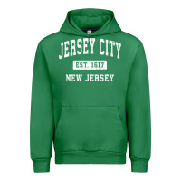 Emerald jersey city new jersey nj vintage established sports design pullover h Urban Hoodie - linhVisuals