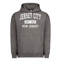 Pigment Tornado jersey city new jersey nj vintage established sports design pullover h Urban Hoodie - linhVisuals