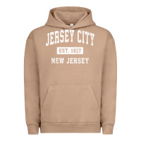 Pigment Burro jersey city new jersey nj vintage established sports design pullover h Urban Hoodie - linhVisuals