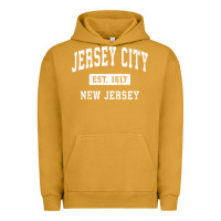 Pigment Peanut Butter jersey city new jersey nj vintage established sports design pullover h Urban Hoodie - linhVisuals