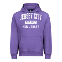 Tulip jersey city new jersey nj vintage established sports design pullover h Urban Hoodie - linhVisuals