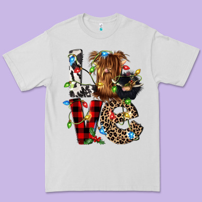 Love Cow Gnomies Premium Tee Designed By Cowgirlartshop