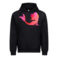 Black mermaid t  shirt pink mermaid t  shirt Urban Hoodie - linhVisuals