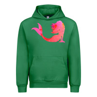 Emerald mermaid t  shirt pink mermaid t  shirt Urban Hoodie - linhVisuals