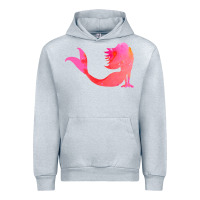 Heather Grey mermaid t  shirt pink mermaid t  shirt Urban Hoodie - linhVisuals