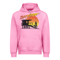 Fuchsia Pink baywatch lifeguard sunset t shirt Urban Hoodie - linhVisuals