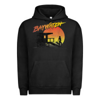 Pigment Black baywatch lifeguard sunset t shirt Urban Hoodie - linhVisuals