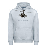 Heather Grey ah 64 apache longbow helicopter t shirt t shirt Urban Hoodie - linhVisuals