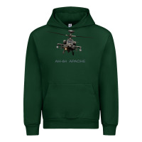 Forest Green ah 64 apache longbow helicopter t shirt t shirt Urban Hoodie - linhVisuals